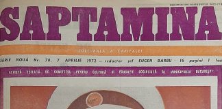 Săptămîna din 7 Aprilie 1972