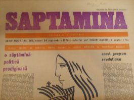Ziarul Săptămîna, Nr. 303, 24 septembrie 1976