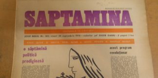 Ziarul Săptămîna, Nr. 303, 24 septembrie 1976