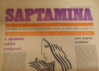 Ziarul Săptămîna, Nr. 303, 24 septembrie 1976