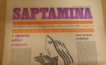Ziarul Săptămîna, Nr. 303, 24 septembrie 1976