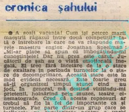cronica șahului 23 iunie 1989