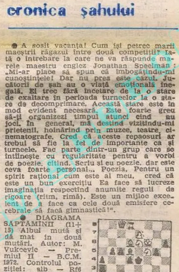 cronica șahului 23 iunie 1989