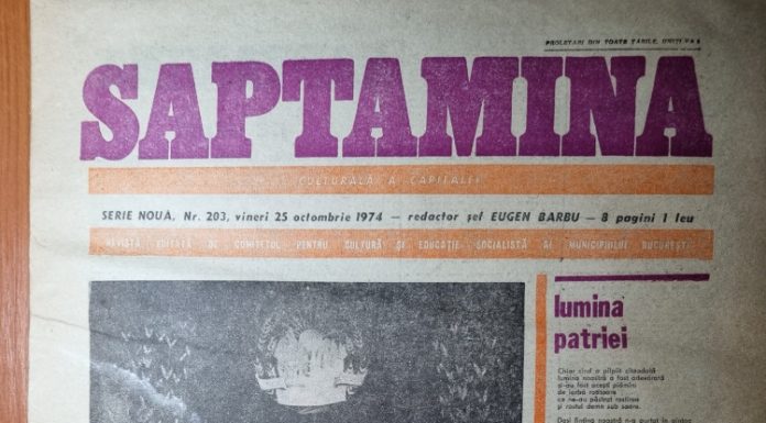 Săptămîna din 25 octombrie 1974
