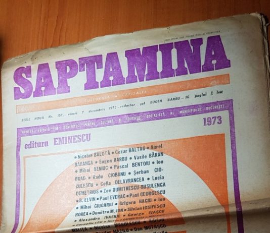 Săptămîna din 7 Decembrie 1973