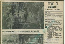 Program special de Revelion. Sâmbătă 31 Decembrie 1983
