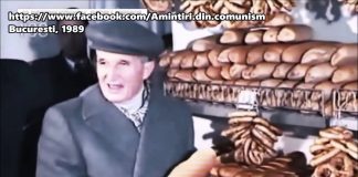 CEAUȘESCU VIZITEAZĂ ALIMENTARELE DIN BUCUREȘTI, 1989