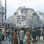 Blocul Dunarea dupa cutremurul din 4 martie 1977