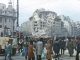 Blocul Dunarea dupa cutremurul din 4 martie 1977