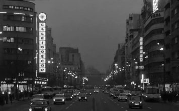 București, Seara pe b-dul Magheru, 1971