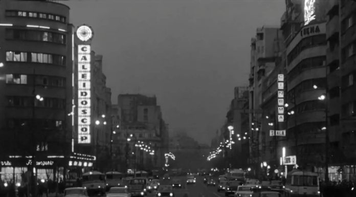 București, Seara pe b-dul Magheru, 1971