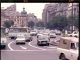 București 1976 – Piața Universității, Palatul CEC și restaurantul Caru’ cu Bere văzute din curtea bisericii Stavropoleos