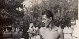 Strandul Kiseleff, 8 august 1947. Aurel Baranga, care avea sa infiinteze peste nici 2 ani revista Urzica