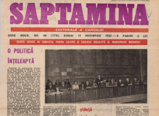 Ziarul „Săptămîna” din 15 noiembrie 1985