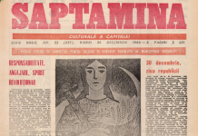 Ziarul „Săptămîna” 26 Decembrie 1986