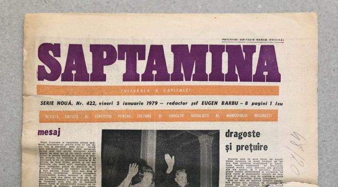 Ziarul „Săptămîna” din 5 ianuarie 1979