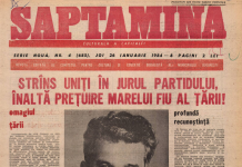 Ziarul „Săptămîna” din 26 Ianuarie 1984