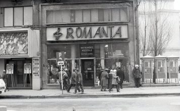 Magazinul Romanta din Bucuresti in 1976