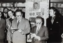Eugen Barbu, Florin Piersic, Corneliu Vadim Tudor in 1978. Se lansa volulul – Omagiu cu ocazia implinirii a 60 de ani de catre Nicolae Ceausescu.