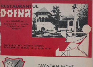 Restaurantul Doina . București, șos. Kiseleff, 1972