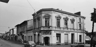 Restaurant Crama „La Plosca de Aur”. Intersecția Căii Rahovei cu str. Gazelei. București 1974