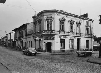 Restaurant Crama „La Plosca de Aur”. Intersecția Căii Rahovei cu str. Gazelei. București 1974
