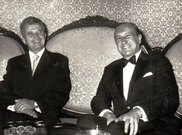 Nicolae Ceaușescu with Misael Pastrana in Bogota 1973